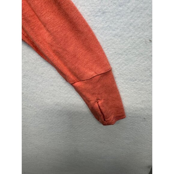 Athleta Coral Long Sleeve Relaxed Fit Top With Ruched Details Size L - Picture 6 of 7